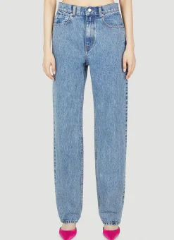 Washed Rhinestone Jeans