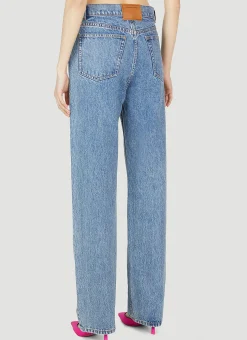 Washed Rhinestone Jeans