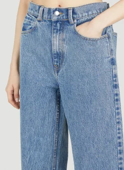 Washed Rhinestone Jeans