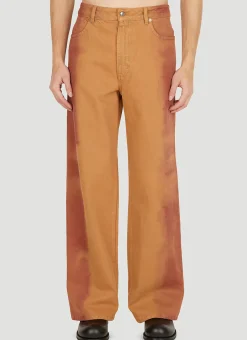 Washed Wide Leg Jeans