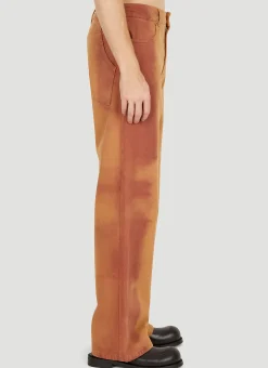 Washed Wide Leg Jeans