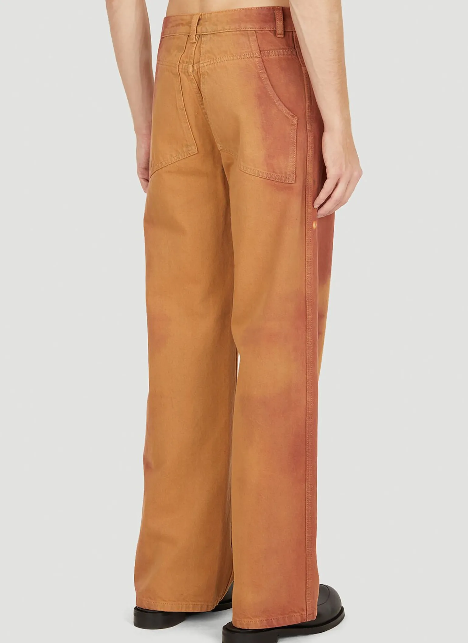 Washed Wide Leg Jeans