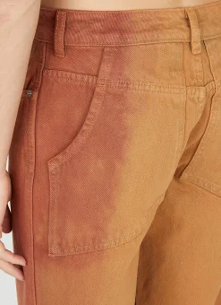 Washed Wide Leg Jeans