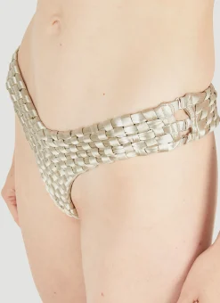 Weave Full Bikini Bottoms