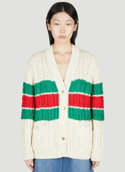 Web Stripe Cardigan