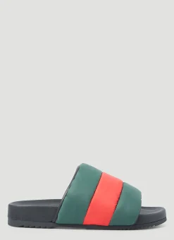 Web Stripe Padded Slides