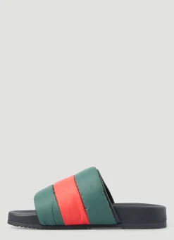Web Stripe Padded Slides