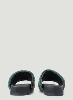 Web Stripe Padded Slides