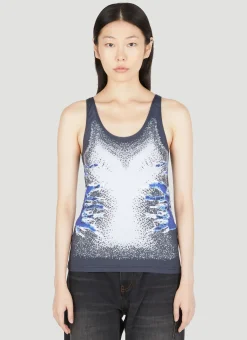 Whisker Print Tank Top