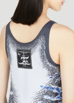 Whisker Print Tank Top