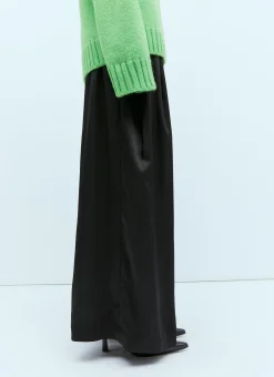 Wide Leg Satin Pants