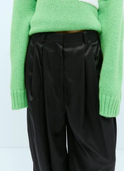 Wide Leg Satin Pants