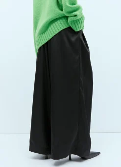 Wide Leg Satin Pants