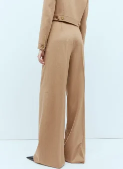 Wide Leg Wool Pants