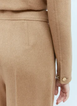 Wide Leg Wool Pants