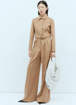 Wide Leg Wool Pants