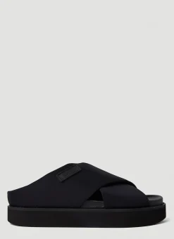 Wide Welt Crossover Sandals