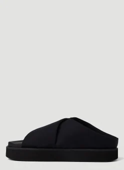 Wide Welt Crossover Sandals