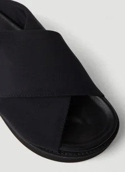 Wide Welt Crossover Sandals