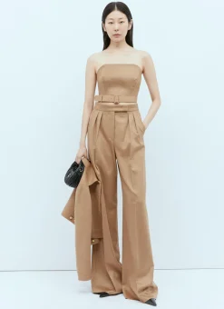 Wool Bustier Top