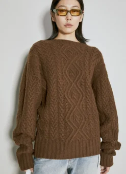 Wool Cabel Knit Sweater