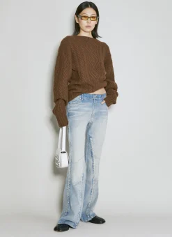 Wool Cabel Knit Sweater