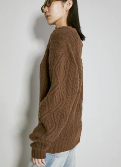 Wool Cabel Knit Sweater