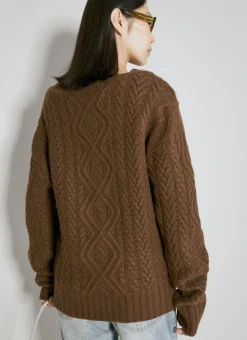 Wool Cabel Knit Sweater