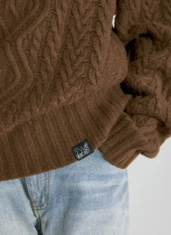 Wool Cabel Knit Sweater