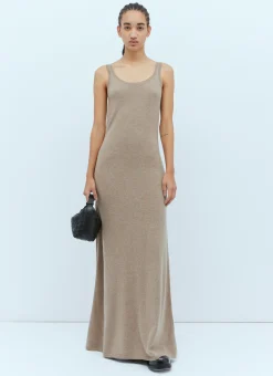Wool Cashmere Knit Maxi Dress