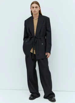 Wool Double-Breasted Blazer