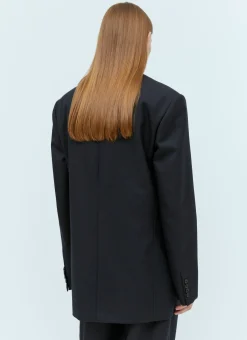 Wool Double-Breasted Blazer