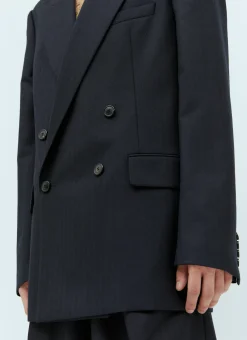 Wool Double-Breasted Blazer