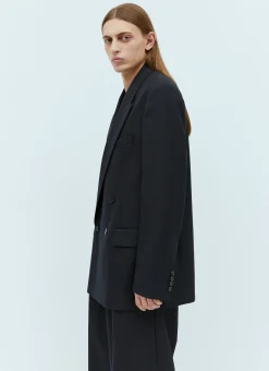 Wool Double-Breasted Blazer