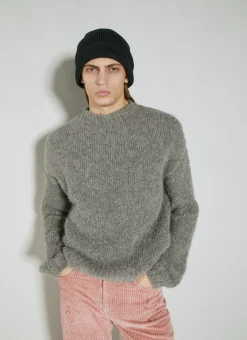Wool Knit Beanie Hat