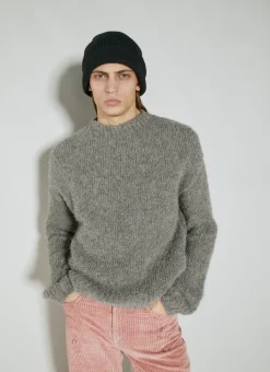 Wool Knit Beanie Hat