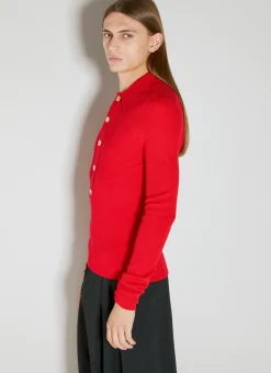 Wool Knit Polo Shirt