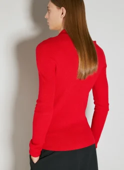 Wool Knit Polo Shirt