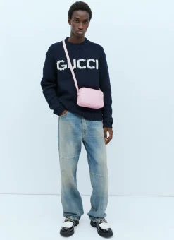 Wool Logo Intarsia Sweater