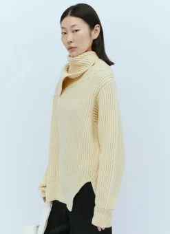 Wool Rib Sweater
