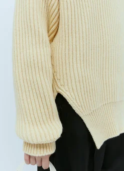 Wool Rib Sweater