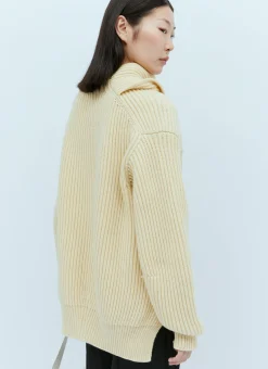 Wool Rib Sweater