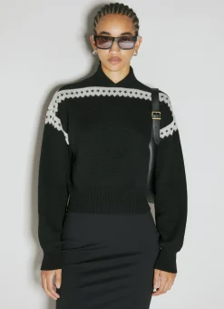 Wool Small V Neck Sweater