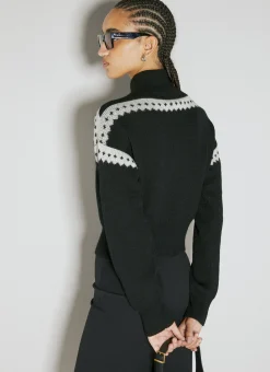 Wool Small V Neck Sweater