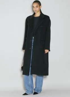 Wool Tailored Maxi Coat