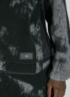 Wool-Blend Jacquard Fleece Jacket