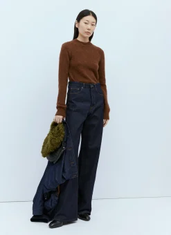 Wool-Blend Knit Sweater