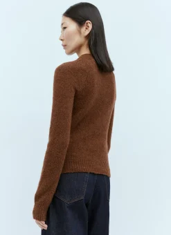 Wool-Blend Knit Sweater