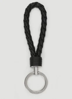 Woven Leather Keyring
