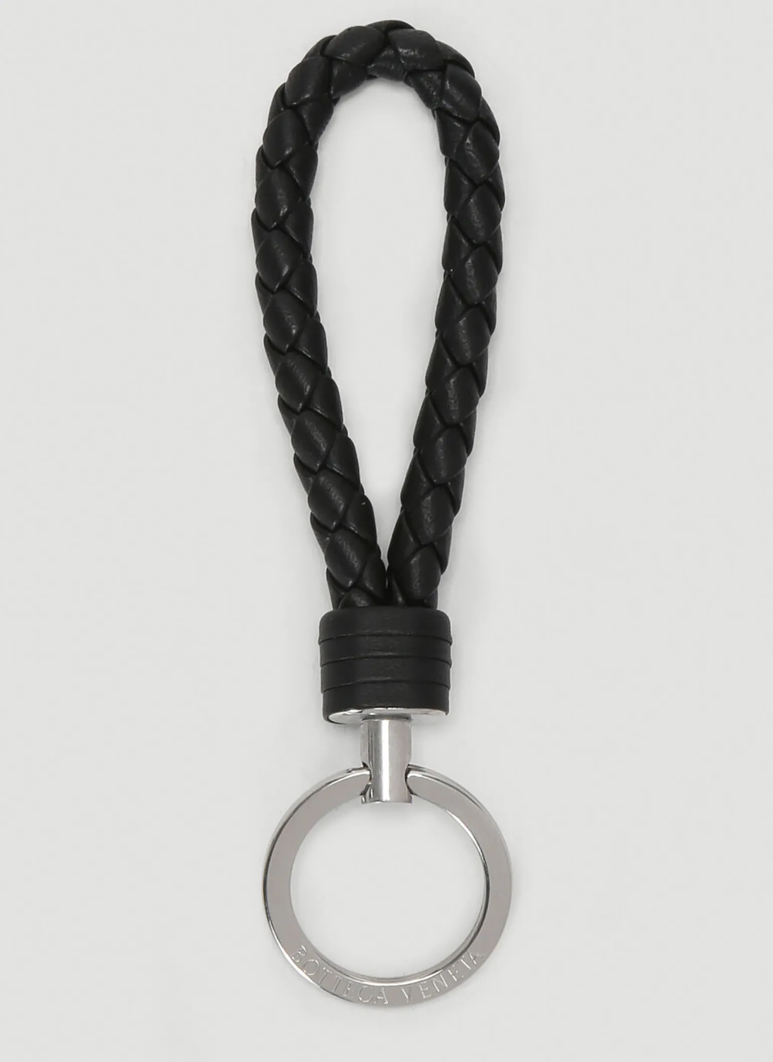 Woven Leather Keyring